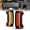 311455X Full LED Tail Lights Black Smoke Lens w/Ignition Initiation & Sequential Fits Select Toyota Tundra - image 2