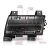 511085 Full LED Fender Lights Fits Select Jeep Wrangler Sport, Sport S Models  - image 4