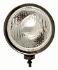 H3 8" Round Slimline Fog Lights Black Chrome