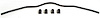 7/8" Front Sway Bar 1957-59 Ford - image 1