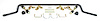 7/8" Rear Sway Bar 1981-92 Dodge 400, 600, Aries, Daytona, Dynasty, Lancer, Shadow, and Spirit