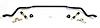 1" Front Sway Bar 1966-80 Ford/Mercury/Lincoln - image 1