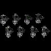 OE-Style Fuel Injector Set with EV6 Connector for GM LS Engines - image 1