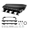 AM2032NB Low-Ram Intake Manifold for GM LS Engines, Cathedral Port [Black Finish]