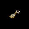 Metal Spade-Shaped Keychain with Aces EFI Branding - image 1