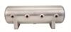 2.5 Gal Alum Air Tank - 4 1/4 face ports & 1/4 drain port - 20 L x 6 D