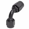 Reusable Hose End Fitting, -08 AN Hose Size, 90-Degree [Black Anodized Finish] - image 2