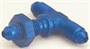-03AN Dash x -03AN Dash x -03AN Dash Aluminum Blue Anodized - Bulkhead Tee - image 1