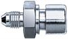 Male Flare To Female Inverted Flare Brake Adapter -03AN To 3/8-24 Thread - image 1