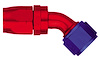 Aluminum Red/Blue Anodized Fitting -06AN Hose Size - image 1