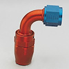 Aluminum Red/Blue Anodized Fitting -10AN Hose Size - image 1