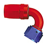 -06AN Hose Size 120 deg. Elbow Reusable Aluminum Swivel - image 1