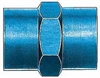 Fittings 3/8" PIPE COUPLER ALUM - image 1