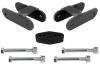 Leaf Spring Shackle Lift Kit fits Select Late-Model GM Colorado/Canyon, +2 in. Rear Lift Height [Bare Finish]