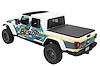 16280-35 EZ-Fold Soft Tri-Fold Tonneau Cover Fits Select Jeep Gladiator [Black Diamond, Leather-Grain Textured Vinyl]