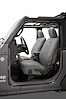 Seat Covers, Charcoal/Gray, Fits Factory Seats, Pair,