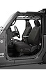 29293-35 Seat Covers for 2018-2024 Jeep Wrangler JL 2-Door [Black Diamond, Fits Factory Seats]