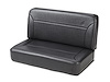 39437-01 TrailMax II Rear Fixed Bench Seat for 1955-1995 Jeep CJ/Wrangler [Black Vinyl]