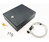 Underseat Lock Box, Black, Incl. Security Cable/Key Lock,