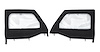 HighRock 4x4 Element Upper Fabric Half Doors, Black Twill, Front, - image 1