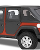 51799-35 2-Piece Rear Doors for 2007-2013 Jeep Wrangler JK 2/4-Door [Black Diamond]