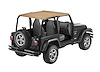 Header Extended Safari Style Bikini Top, Spice, Color-Matched, No Drill Header, Requires Installation Of PN[51238],