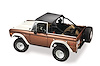 52542-01 Traditional Bikini Top for 1966-1977 Ford Bronco [Black]