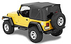 Supertop Squareback Soft Top, Black Diamond, Incl. Tinted Side/Rear Windows, No Doors Included,