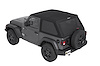 56862-17 Trektop Slantback Soft Top for Jeep Wrangler JL 2-Door [Black Twill]