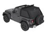 56862-17 Trektop Slantback Soft Top for Jeep Wrangler JL 2-Door [Black Twill] - image 2