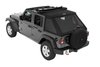 56863-17 Black Twill ALL-NEW Trektop Fits Select Jeep Wrangler JL Unlimited 4-Door [Black Twill, Tinted Side & Rear Windows] - image 2