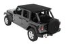 56863-17 Black Twill ALL-NEW Trektop Fits Select Jeep Wrangler JL Unlimited 4-Door [Black Twill, Tinted Side & Rear Windows] - image 3