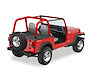 90010-15 Duster Deck Cover with Hardtop Removed for 1992-1995 Jeep Wrangler [Black Denim]
