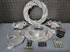 1 Piston Front Drag Race Brake Kit Lamb Strut Using Spindle Mount Wheels - image 2