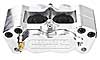 AC-240 4 Piston Heavy Duty Front Drag Race Brake Kit 1971-77 Vega, 1975-80 Monza - image 3