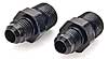 Fuel Pump Fitting Kit Two 3/8" NPT Male Port to -6AN Male (Black) - image 1