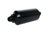10 Micron In-Line Fuel Filter with -8 AN Male Ports [Microglass Element, Bright-Dip Black] - image 2
