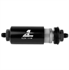 In-Line Fuel Filter -8AN Male Inlet/Outlet Ports