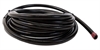 Braided Stainless Steel PTFE Fuel Hose w/Black Jacket -12 AN x 4 ft - image 1