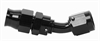 45-Degree -6 AN PTFE Hose End - Black - image 1