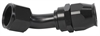 45-Degree -12 AN PTFE Hose End - Black - image 1