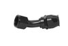 45-Degree -12 AN PTFE Hose End - Black - image 2