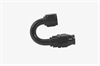 180-Degree -8 AN PTFE Hose End - Black - image 1