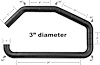 UBI Intake Tube Only 3" Diameter - image 1