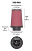 Universal Cone Air Filter SynthaFlow "Oiled" Filter - image 2