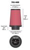 Universal Cone Air Filter SynthaMax "Dry" Filter - image 2
