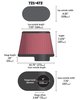 Universal Oval Air Filter SynthaMax "Dry" Filter - image 2