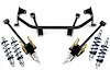 Level 2 CoilOver System for 60-64 Galaxie. Includes front and rear HQ Series CoilOvers and Bolt-On 4 Link.