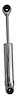 Polished Monotube Q-Series Hot Rod Shock 12" Ride Height - image 1