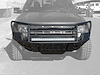 10-14 Ford Raptor Standard Front Rancher Bumper with Stealth Panels and 40 light bar and bar in skid - image 1